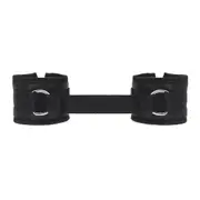 Love in Leather Satin Wrist Restraints