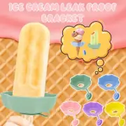 Anti-drip Popsicle Holder Silicone Ice Cream Clip, Reusable, Free Ice And Snow