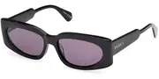 Max & Co. MO0114 01A Women’s Sunglasses Black Size 55