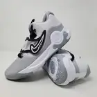 Nike KD Trey 5 X Mens Size 9.5 Wolf Grey White Basketball Shoes DD9538-102
