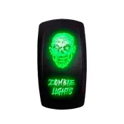 12V Rocker Switch "Zombie Lights" Face Car Marine UTV RZR Maverick Teryx GRFEN