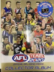 2020 AFL TEAMCOACH TRADING BLANK ALBUM FOLDER TEAM COACH HOLDS 234 CARD IN STOCK
