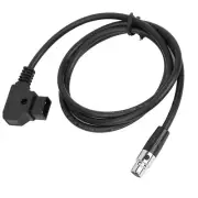 D Tap Male To Female Mini XLR 4 Pin Cable Power Supply Adapter For VFM 5.6