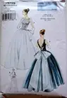 VOGUE PATTERN 8729 DRESS GOWN BRIDAL RETRO 1956 MISSES SIZES 14 16 18 20