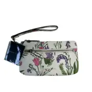 Nanette Lepore Floral Garden Print Whimsy Wristlet, NEW