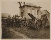 REPRINT OF ORIGINAL WWI PHOTO OF OFFENSIVE AT THE CAMBRAI FRONT