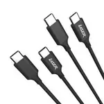 LASER USB-C to USB-C Cable Black 62W 2M 2 Pack - CB-UC2BB5-184
