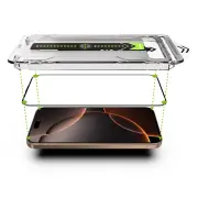 Corning Gorilla Premium Titan Series Tempered Glass with Hard Case Easy Installation HD Screen Film for iPhone 16 16 Plu
