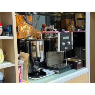 GEE 半自動義式咖啡機 二手 家用義式濃縮咖啡機 + 楊家900N磨豆機