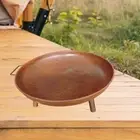 Camping Fire Pit Fire Bowl Fireplace Sturdy Rack Wood Burner Firepit with