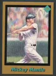 1991 Tuff Stuff Jr. #5 Mickey Mantle New York Yankees HOF Legend