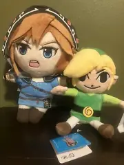 2 New and Sealed Legend of Zelda Link Plushies