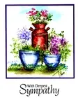4p CLAY POT MILK CAN 4701 see photo 2 STAMPS UGET ART IMPRESSIONS RUBBER STAMPS