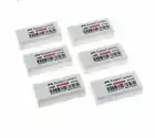 6 pcs - FABER-CASTELL Dust-Free Eraser, Clean and Soft Erasing pencil stain