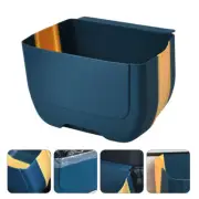 Kitchen Hanging Garbage Container Small Trash Can with Lid Compost Bin Waste