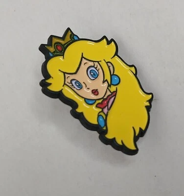Princess Peach Enamel Pin RARE Super Mario Bros Nintendo 2018