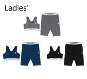 A BATHING APE Ladies' A BATHING APE SPORT BRA BIKER SHORTS SET 3colors New r