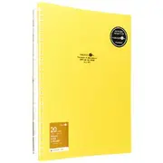 Aqua Drops Refillable Display Book A4 20 Pockets Vivid Yellow