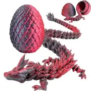 3D Printed Dragon Egg,Dragon Eggs with Dragon Inside,Crystal Dragon Fidget To...