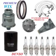 Tune Up Kit Filters Cap Wire Spark Plugs For FORD F-100 V6 3.8L 1982 (for: Ford)