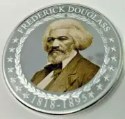 1 New SEALED Frederick Douglas 99.9% Silver-Plated Proof Coin Free Shipping!