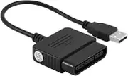 Goshyda Game Controller Converter for PlayStation 1/2 PS1/PS2, Gamepad Control USB Adapter for Sony PS3 and PC, Supports Analog/Digital Mode