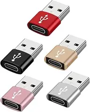 DOITOOL Type-c to USB 3.0 Adapter Kit 5pcs Compact Mobile Phone Charger Suitable for Laptop