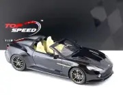 1/18 Aston Martin Vanquish Zagato Speedster 2017 Black Model by Top Speed TS0231