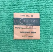 Jaeger LeCoultre Winding Stem Cal 12” 812 Part 401 32, NOS
