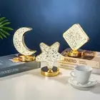 Decorative Desk Lamp Stars Moon Night Light Touch Three Color Room Light Atmo-s-