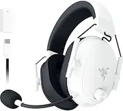 Razer BlackShark V2 HyperSpeed White Wireless Gaming Headset, Directional Microphone, 2.0 inch (50 mm) Titanium Driver, HyperSpeed Wireless (2.4 GHz), Bluetooth, USB Connection, Lightweight, 70 Hours