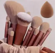Makeup Brush Set Foundation Blusher Cosmetic Make-up Brushes 13pcs Makeup Spong