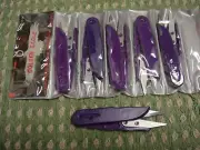 6 THREAD NIPPERS SCISSORS MACHINE EMBROIDERY Golden