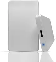 250GB Portable External Hard Drive – Ultra Slim 2.5" USB 3.0 External HDD – Compatible with Windows, Mac, Chromebook – External Storage for Backup, Compact Portable Hard Drive – White