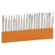 20Pcs Diamond Grinding Burr Drill Bit for Rotary Carving Tool Grinding Tool