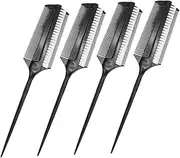 ASAKKURA Hair Styling Tool Kit 4pcs Perm Brush Set Double Sided Hair Brush Heat Resistant Gentle on Scalp