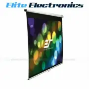 ELITE SCREENS M100NWV1 100" WHITE CASE MANUAL PULL DOWN PROJECTOR 4:3 AUTO-LOCK