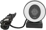 USB Web Camera Full HD 1080P Noise Cancelling Ring Light Streaming Webcam for Computer Video Calling