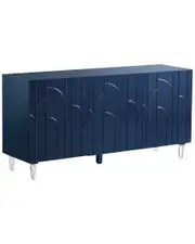 TOV Furniture Deco Blue Lacquer Buffet