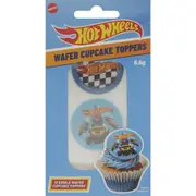 Dollar Sweets Hot Wheels Edible Cake Decoration Wafer Stickers 12 Pack