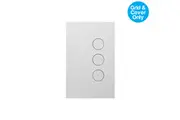 Clipsal Saturn ZEN 3 Gang Grid & Plate White | Z4063VH-ZW