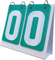 Hellery Sports Scoreboard Flip Scoreboard 2 Digit Manual Score Flip Cards Scoring Board Score Counter for Volleyball Tennis Ball Soccer Baseball