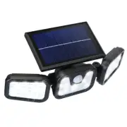 Sensor Flood Light IP65 Waterproof Security Light Outdoor Solar Wall Lamp 74 LED