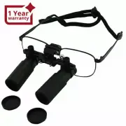 6.0x Magnification Dental Loupes, Prismatic Keplerian Style Titanium Frame Great