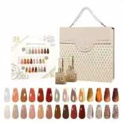 24 Colors Gel Polish, Rubber Base, No Top Coat, SGS MSDS, UV, Long Lasting