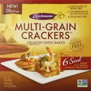 Crunch Master Multi Grain 6 Seed Cracker, 28 Ounce, 879890000694