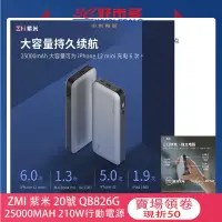 在飛比找蝦皮購物優惠-🌺3C好市多 ZMI 紫米 QB826G 20號 行動電源 