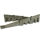 Metcalfe PO249 Tappered Retaining Wall in Stone OO/HO Gauge Card Kit