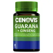Cenovis Guarana 2000 & Ginseng 500mg 60 Capsules