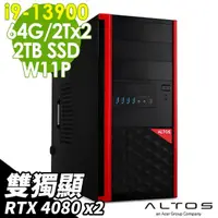 在飛比找momo購物網優惠-【Acer 宏碁】i9 RTX4080雙GUP工作站(Alt